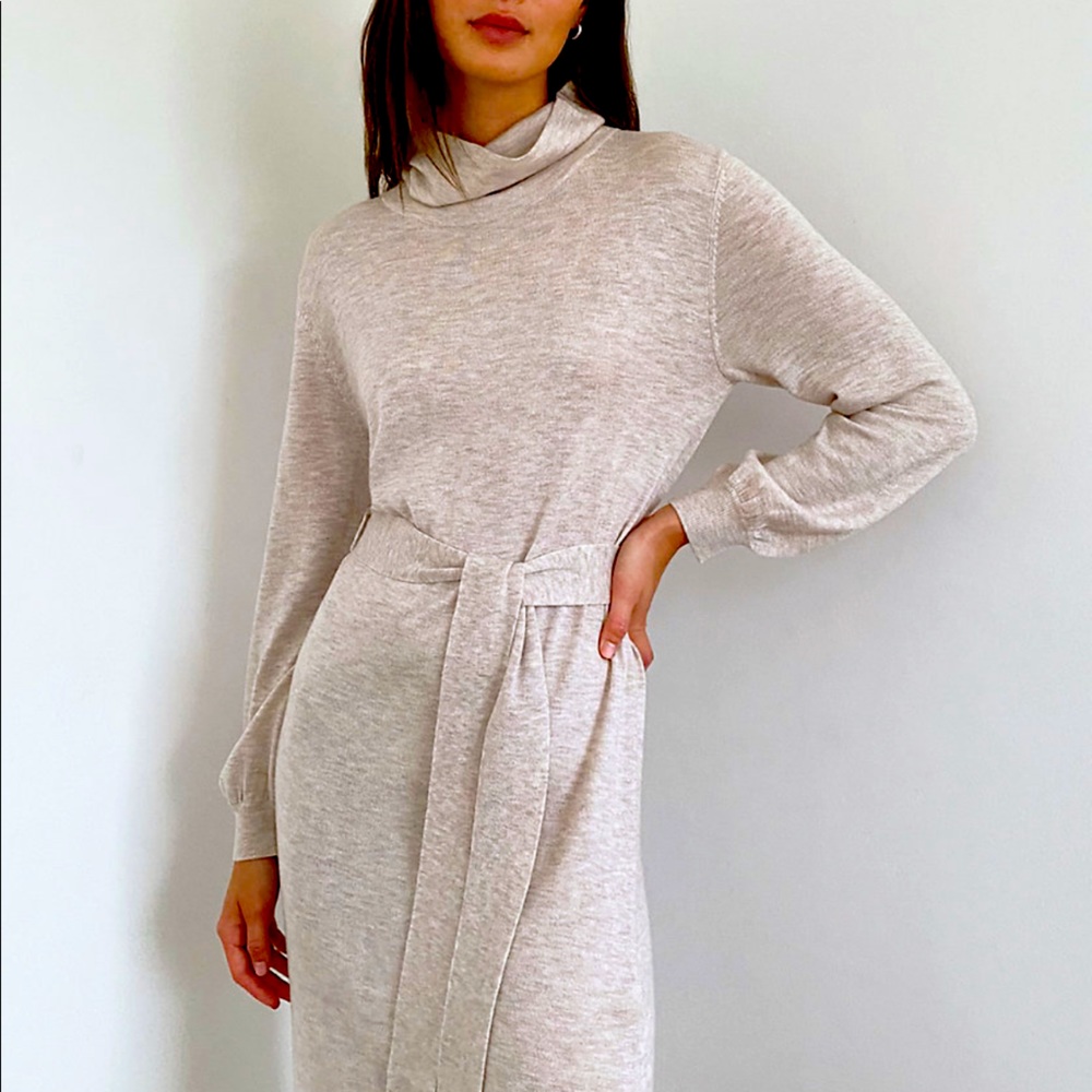 COPY - Aritzia Ono sweater dress in oatmeal M